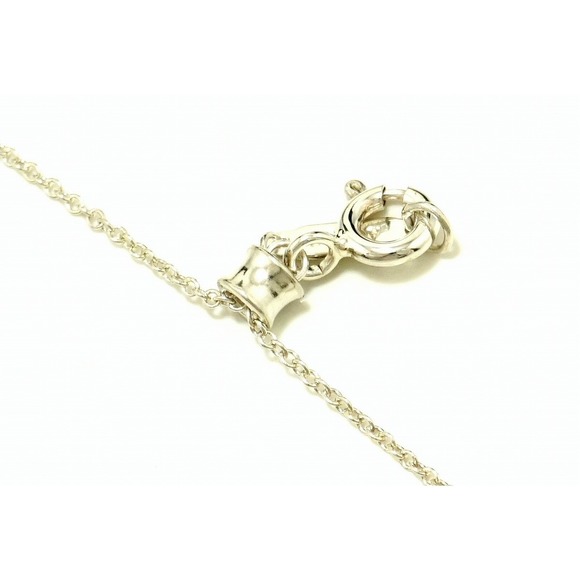 Tiffany 1837 Interlocking Circle Silver Rubedo Metal Pendant Necklace